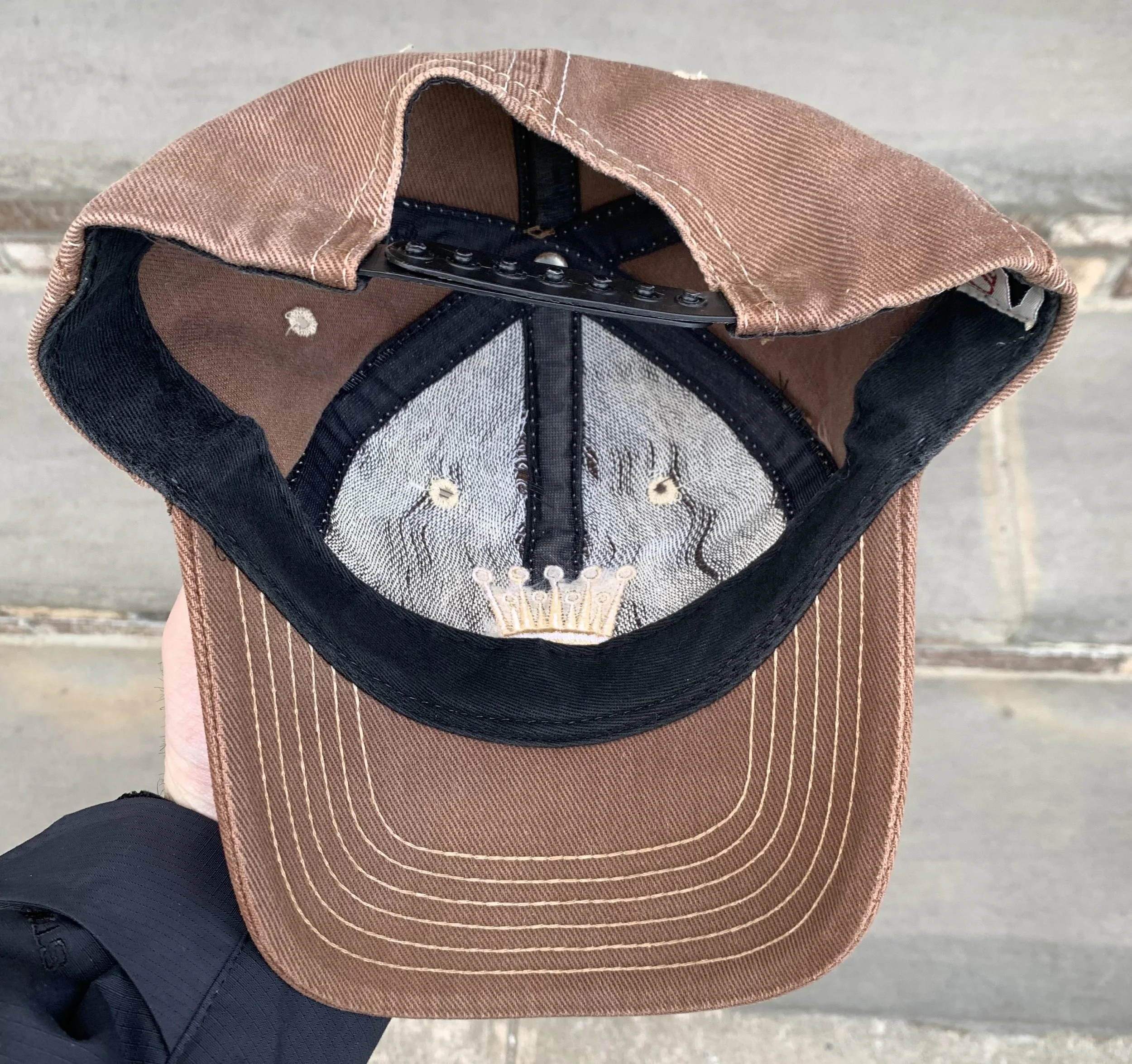 帽子 00s stussy 6 panel leather cap brown F 帽子 00s stussy